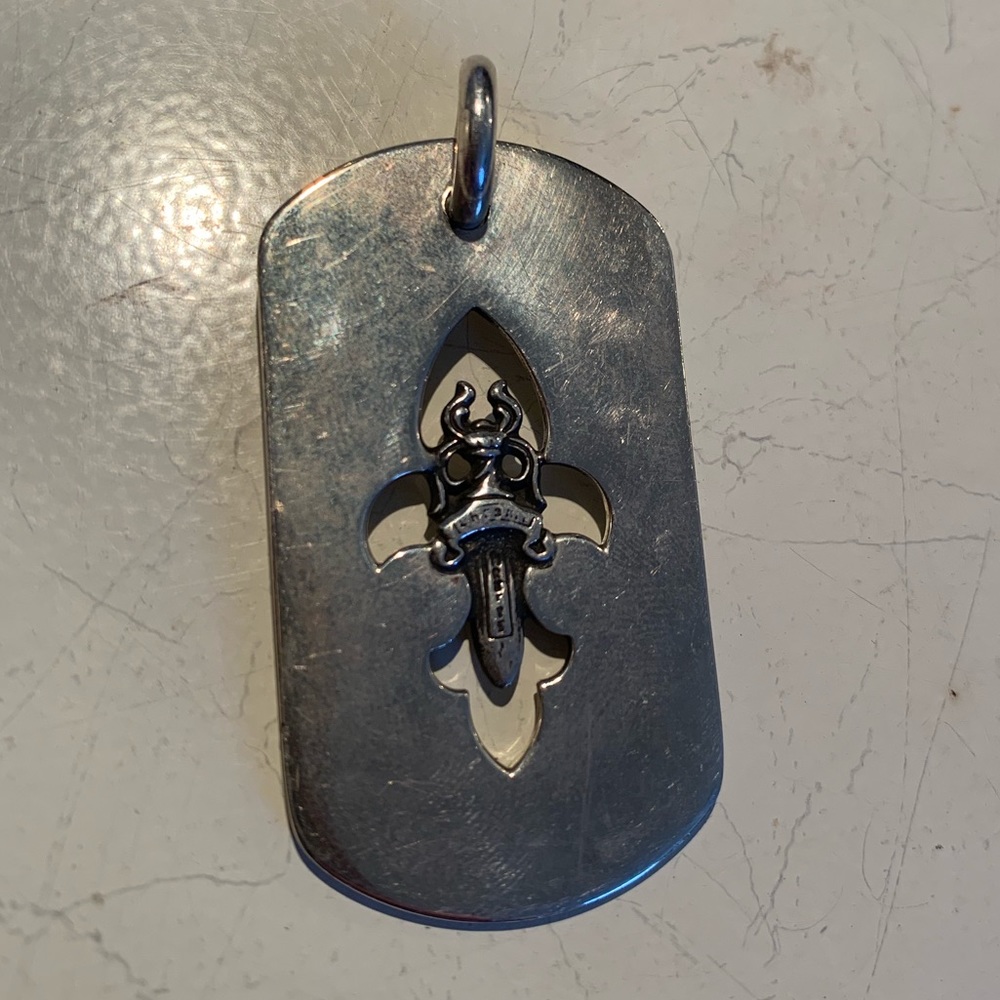 Chrome Hearts dog tag